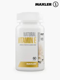 Natural Vitamin E, макслер витамин Е 150 мг, 60 капсул