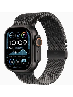 Часы Watch Ultra 2 49 ммBlack Titanium Milanese Loop M Apple 279587991 купить за 107 912 ₽ в интернет-магазине Wildberries