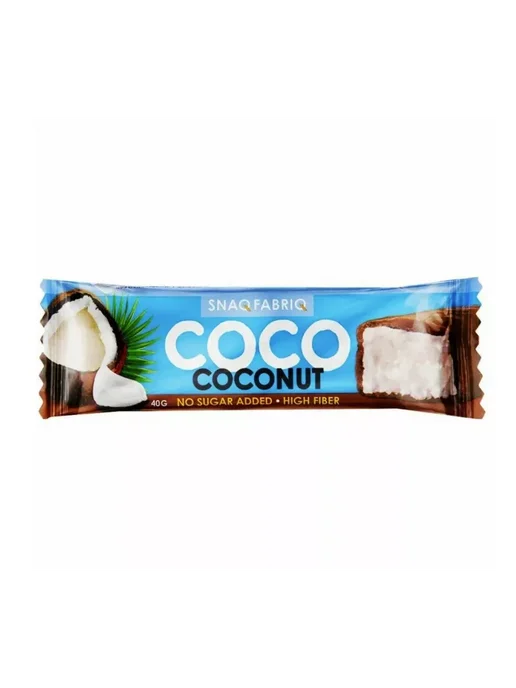SNAQ FABRIQ Батончик COCO Coconut глазированный кокос 40 г 3 шт, 40 г, 3 шт, фото 2