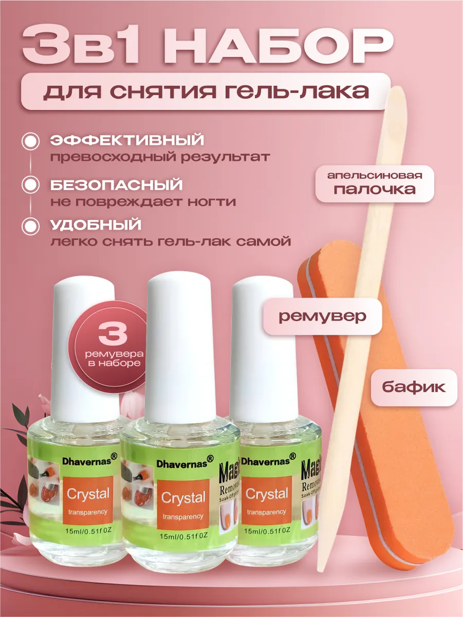 Жидкость для снятия гель лака