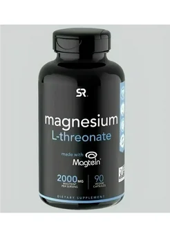 Магний треонат, "Magnesium L-threonate", 90 капсул