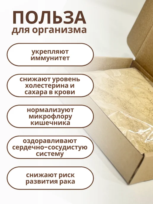 Облепиховый край Сушеные белые грибы 100 грамм, белый, в упаковке 300 г, фото 2