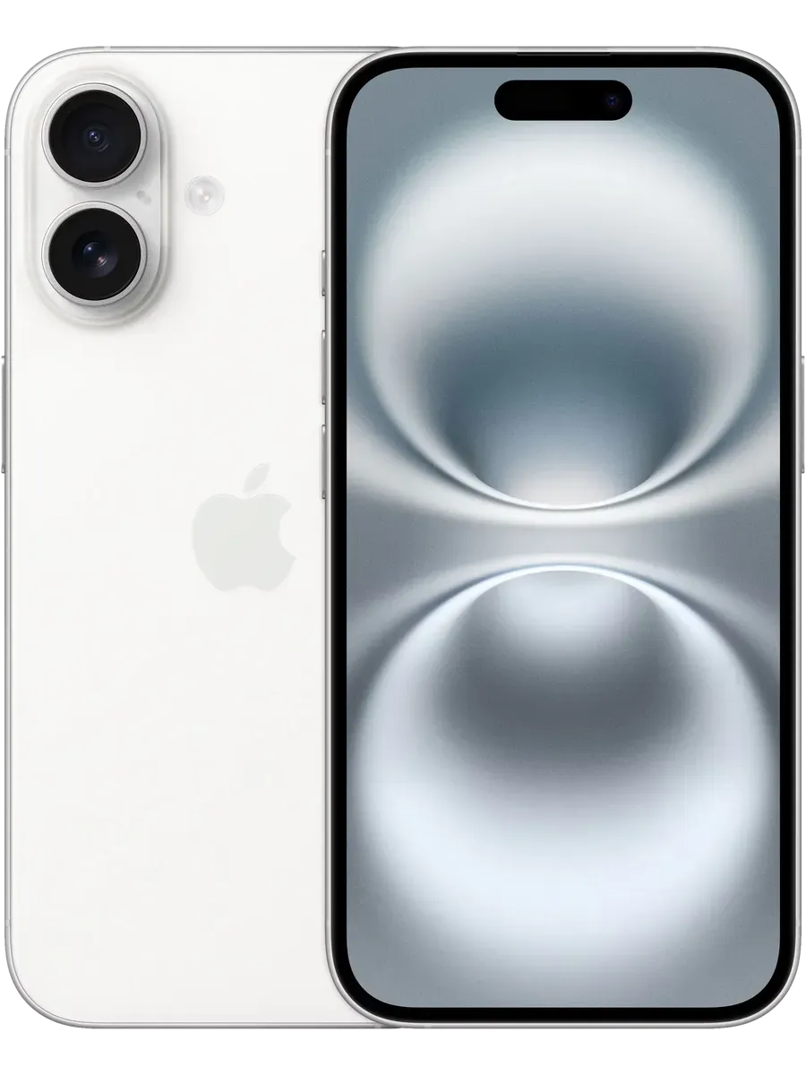 Apple Смартфон iPhone 16 PLUS 128 ГБ белый