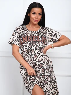 Летнее платье больших размеров Diana tex 279862726 купить за 882 ₽ в интернет-магазине Wildberries