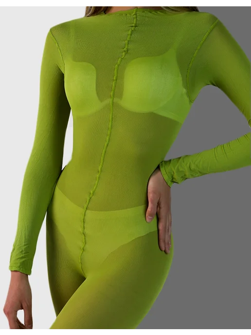 Mosbeauty Group Костюм для LPG массажа многоразовый, зеленый, фото 6