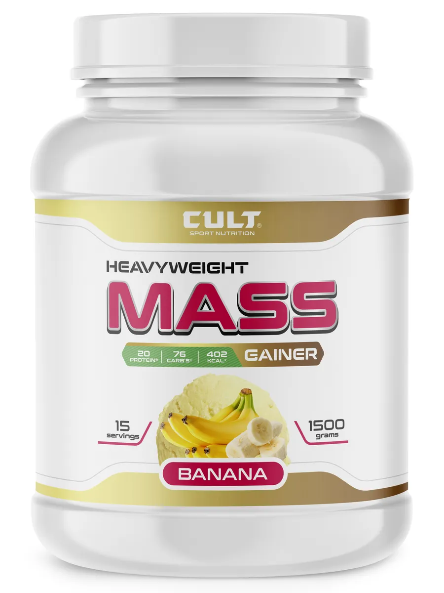 Гейнер Культ 100% Pure Mass Gainer, 1500 г