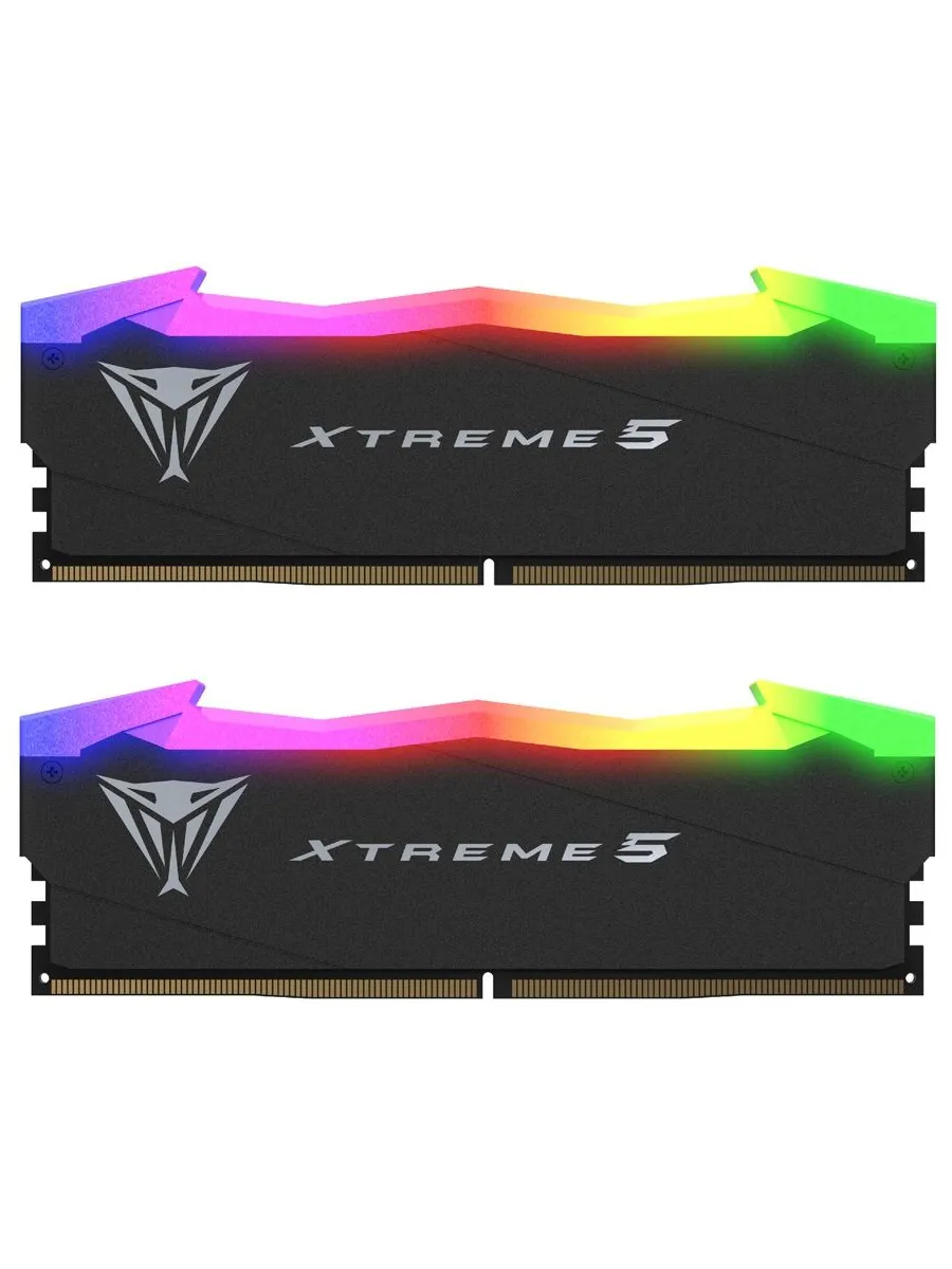 PATRIOT Память DDR5 2x24GB 7600MHz PVXR548G76C36K Viper Xtreme 5 RGB