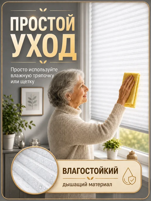 Vivid Decor Жалюзи самоклеящиеся, 80 см * 180 см, с рисунком, 2 шт, 2 шт, фото 8