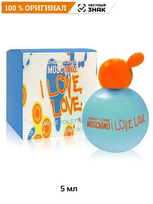 Moschino Туалетная вода I Love Love 5 мл мини, 5 мл