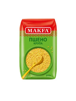 Крупа пшенная Makfa шлифованное 800 г