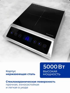 Индукционная плита 5000 Вт настольная Izisale 280095255 купить за 6 951 ₽ в интернет-магазине Wildberries