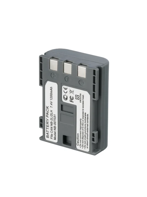 CANON Аккумулятор NB-2L 2LH для фотоаппаратов и видеокамер 1200mAh, 2 л, 1200 мАч, фото 7
