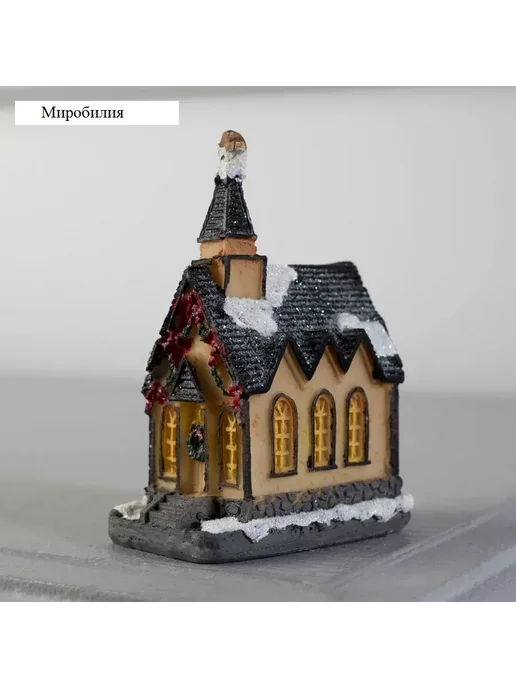 Luazon Lighting Светодиодная фигура 4.5х8.5х6 см керамика батарейки AG13х2, 4.5x8.5x6 см, фото 2