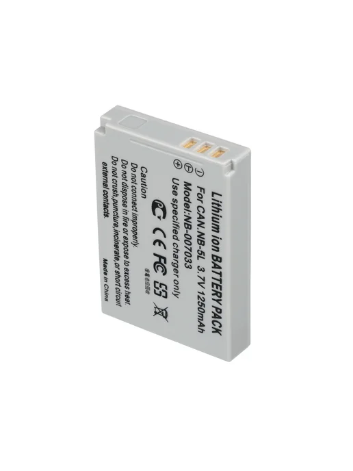 CANON Аккумулятор для фотоаппаратов NB-5L 1250 mAh, 5 л, 1250 мАч, фото 3