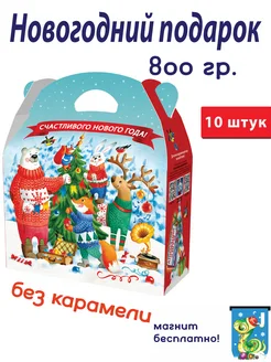 Сладкий новогодний подарок для детей 800 г Без карамелек 280174276 купить за 6 440 ₽ в интернет-магазине Wildberries