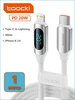 Кабель для зарядки Type-C до 100 Вт, 5 А, 1м с дисплеем Toocki 248337090 купить за 459 ₽ в интернет‑магазине Wildberries
