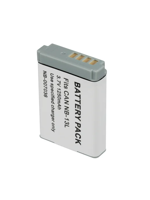 CANON Аккумулятор NB-13L для фотоаппаратов 1250 mAh, 13 л, 1250 мАч, фото 7