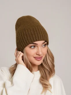 Шапка женская из ангоры. Dika Knit 280182707 купить за 546 ₽ в интернет‑магазине Wildberries