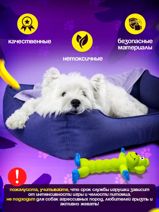 Tooth for tooth Игрушка для собак из латекса обезьяна, голубой, фото 7