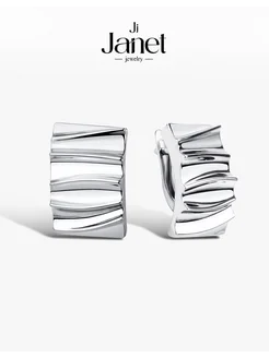 Серьги серебро 925 пробы мятое серебро JANET jewelry 280203701 купить за 3 701 ₽ в интернет-магазине Wildberries