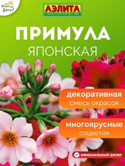 Семена цветов Примула японская, смесь окрасок 20шт