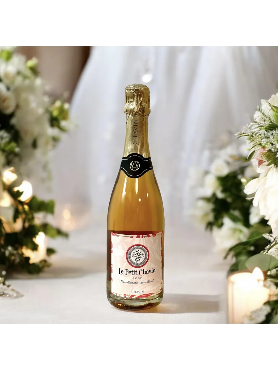 Игристое вино безалкогольное Le Petit Chavin Rose розовое