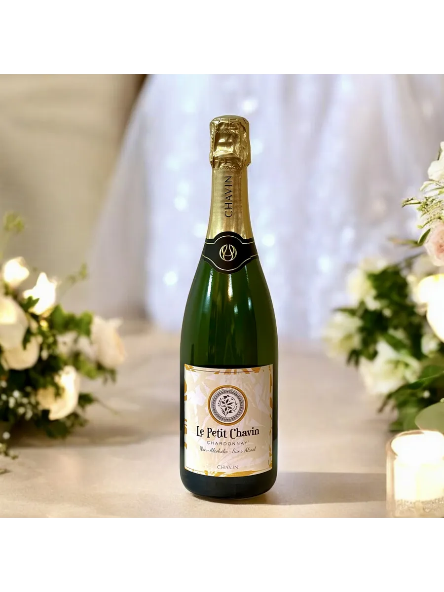 Игристое вино безалкогольное Le Petit Chavin Chardonnay бел