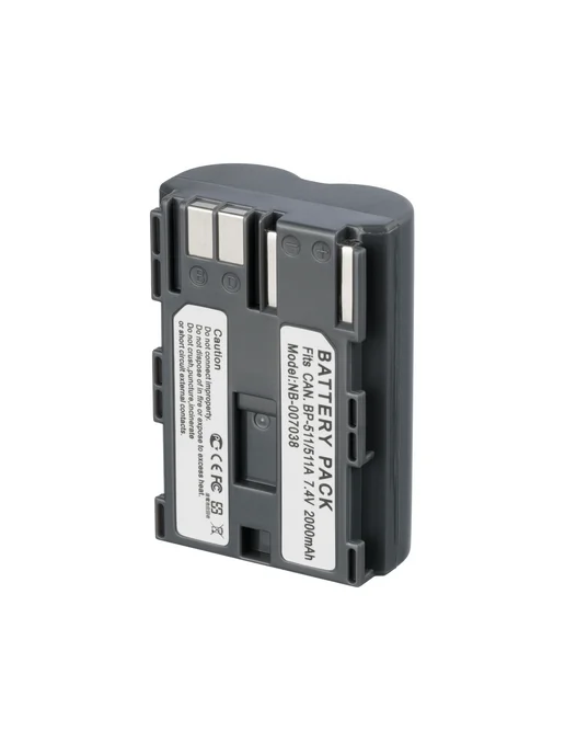 CANON Аккумулятор BP-511 BP-511A для камер Сanon, 2000mAh, 2000 мАч, фото 6