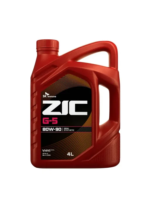 ZIC Масло трансмиссионное зик 80W-90 GL-5, 4л, 4 л, фото 3