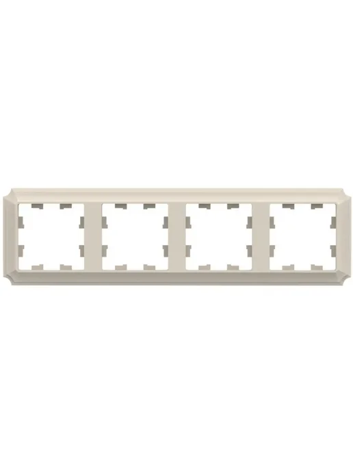 Systeme Electric Рамка четырехпостовая, AtlasDesign Antique, бежевый, фото 2