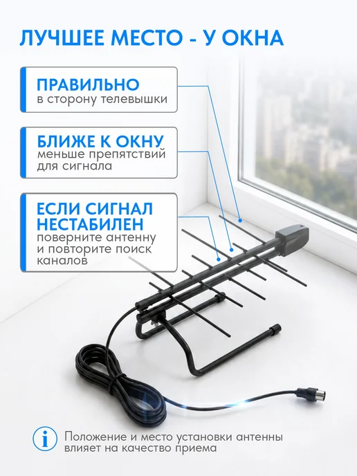 Рэмо Комнатная антенна для телевизора, в упаковке 300 г, фото 3