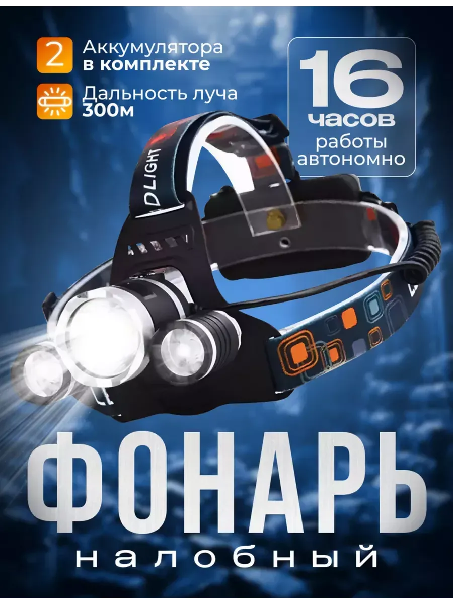 Фонарь налобный...