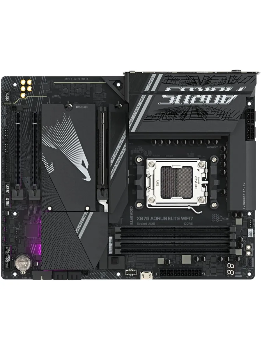Материнская плата am5 DDR5 AORUS ELITE X870 Wi-Fi Gigabyte 280442776 купить в интернет‑магазине Wildberries