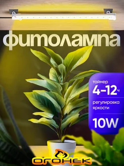 Фито лампа для растений и рассады с таймером OG-LDP17