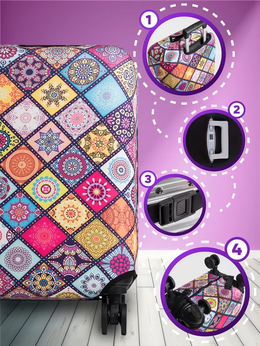 Luggage Чехол на чемодан L, вариант, фото 2