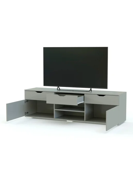 BestMebel Тумба под ТВ VG617 BMS, 150х45х65 см, 165x45x65 см, фото 2