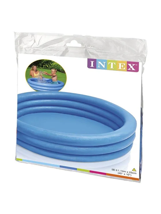 Intex Надувной детский бассейн "Кристалл" 114*25 см, 114x25 см, фото 2