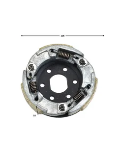 Центробежные колодки сцепл в сб 139QMB 50 80см3 X-tech