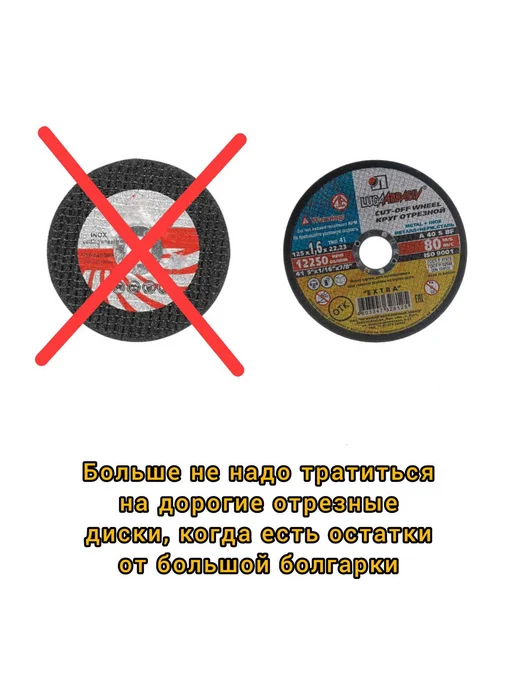 Адаптер переходник под 115-125 мм диски для мини УШМ, серый, фото 3