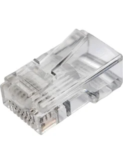 Коннектор-PL45-8P8C RJ45 UTP 8P8C 100шт