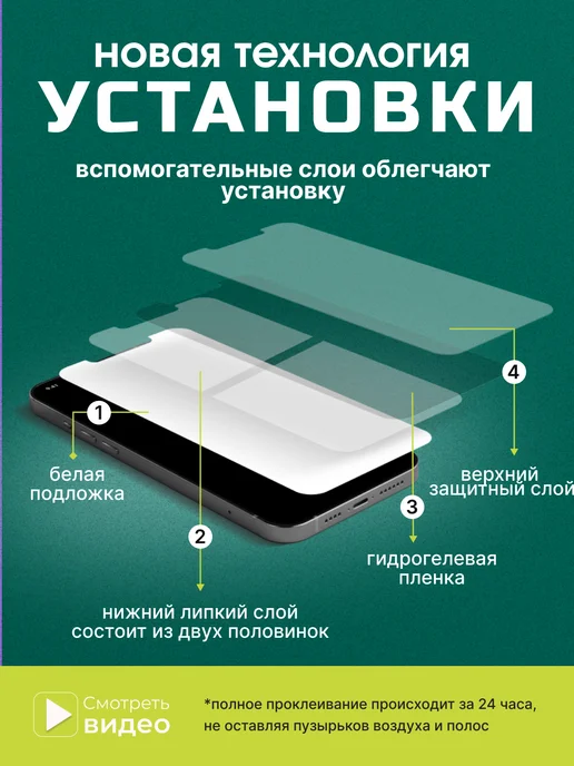 SMART iSLAND STORE Гидрогелевая защитная плёнка для Realme 13+ 5G, 5 г, фото 8