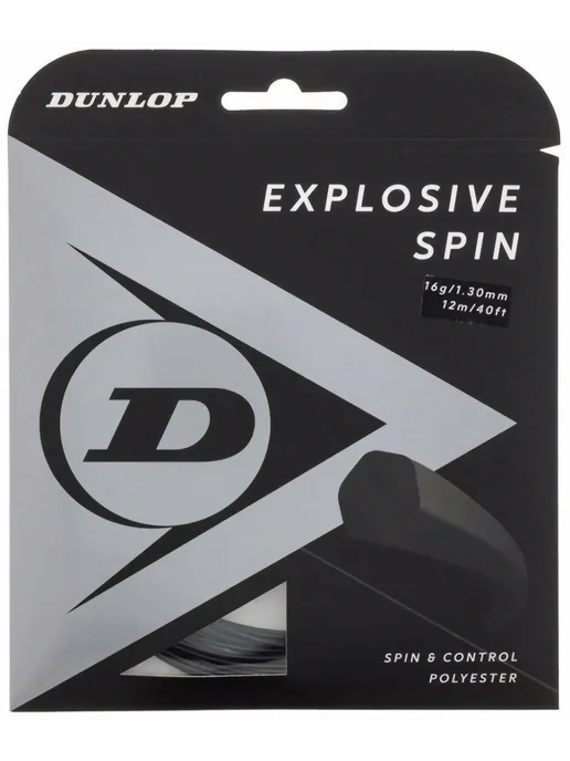 DUNLOP Струна Explosive Spin 1.30mm, черный