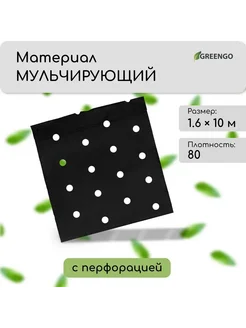 Материал мульчирующий с перфорацией 10х1.6м 80г/м2 спанбонд Greengo 280750142 купить за 1 199 ₽ в интернет-магазине Wildberries