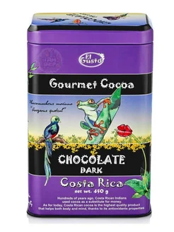 Какао Gourmet Cocoa Chocolate Dark 450 г, Коста Рика