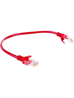 Патч-корд UTP-RJ45-RJ45-5e-0,3M-RD, UTP, cat.5e, 0