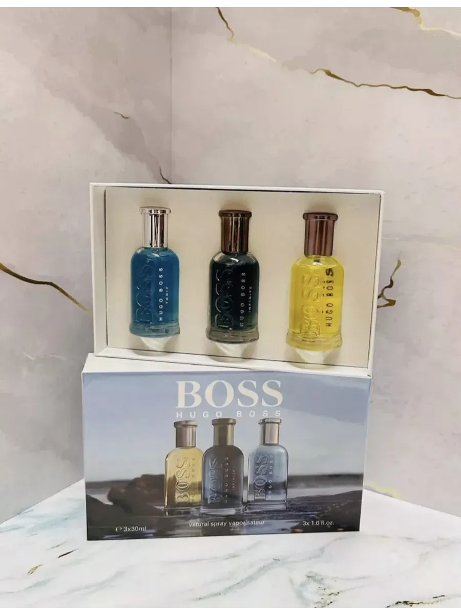 Набор парфюмов Hugo Boss Боттлед 3 аромата по 30мл