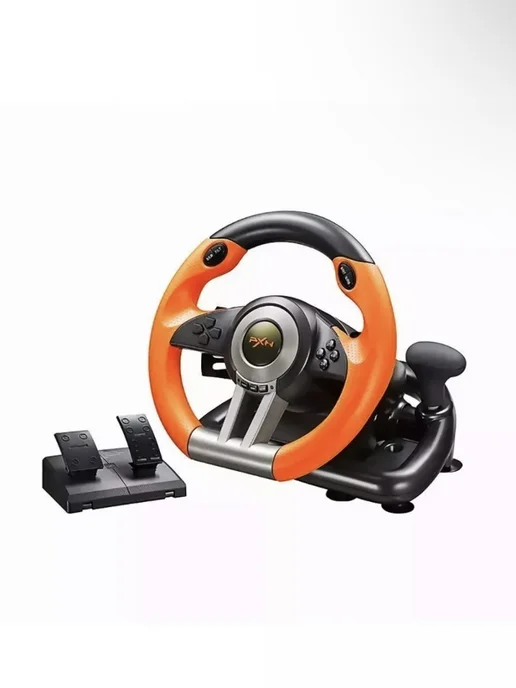 SMILE POZITIVE Игровой руль с педалями для ПК 180 градусов PXN V3 Pro, вариант, фото 5