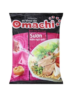 (3 шт)Лапша быстрого приготовления Omachi со вкусом ребрышек