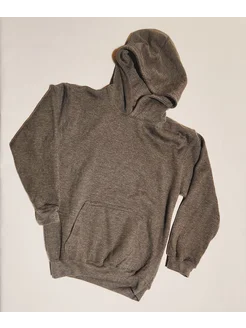 Толстовка серая с капюшоном