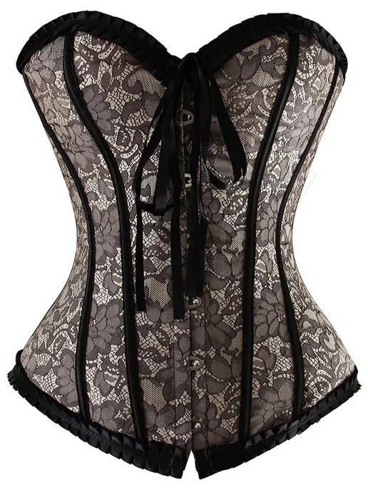 Victoria Corset Корсет утягивающий на шнуровке повседневный вечерний, черный, фото 3